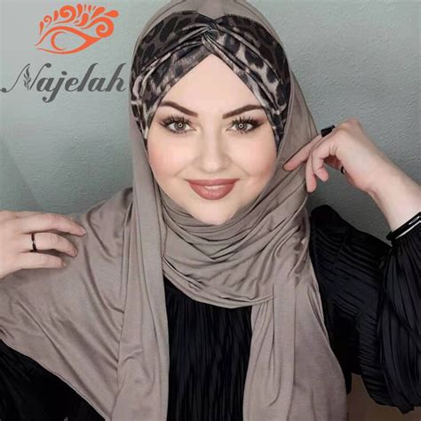 Islamic Modal Hijab Abaya Scarf Luxury Hijabs For Woman Jersey Muslim