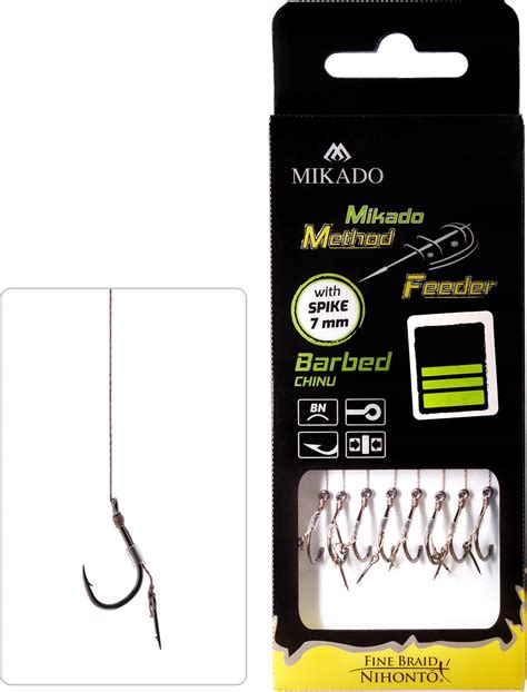 PRZYPON DO METODY MIKADO Z IGŁĄ METHOD FEEDER PLECIONKA 0 14 ROZ 8