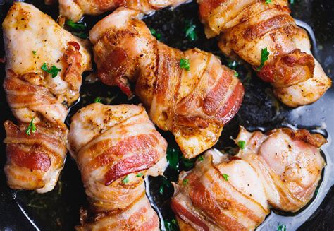 The Best Bacon Wrapped Chicken Thighs Best Recipes Ideas And Collections