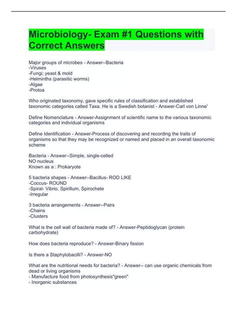 Environmental Microbiology Exam Questions 8
