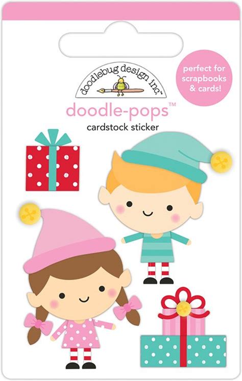 Doodlebug Design Christmas Magic Santas Helpers Doodle Pops