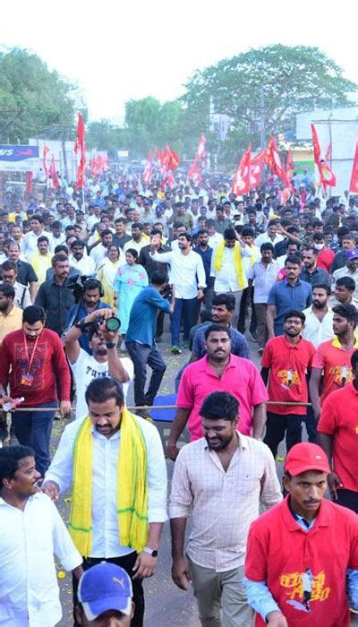 Nara Lokesh Yuvagalam Padayatra Day 141