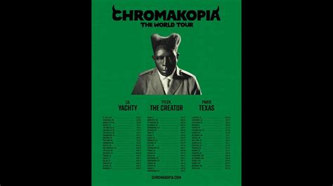 Tyler The Creator Announces CHROMAKOPIA THE WORLD TOUR AntiMusic