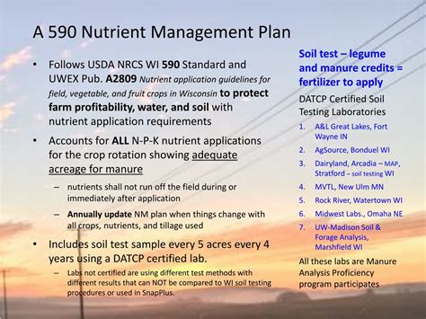 Ppt A 590 Nutrient Management Plan Powerpoint Presentation Free Download Id 8805457