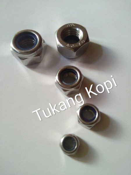 Jual Mur Nylon M Atau Lock Nut M Atau Mur Stainless Di Lapak