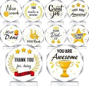 Amazon Thyle Pcs Appreciation Acrylic Award Appreciation