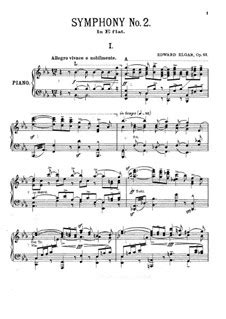 Symphony No In E Flat Major Op By E Elgar Sheet Music On Musicaneo