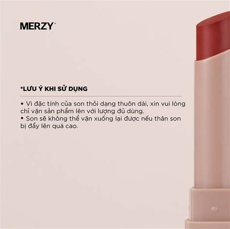 Son Thỏi Lì Lên Màu Chuẩn Merzy Academia Cotton Lipstick 1 8g THẾ