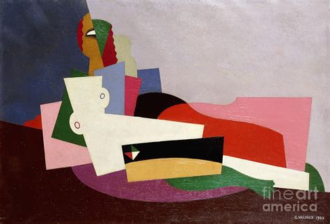 Nude Reclining 1923 Painting By Georges Valmier Fine Art America