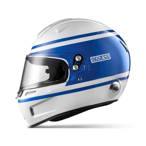 Sparco Italy Air Pro Rf My Helmet Blue Fia Racewear