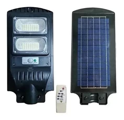 Luminária Solar Led 100w Pública Rua Poste Frio Prova D agua