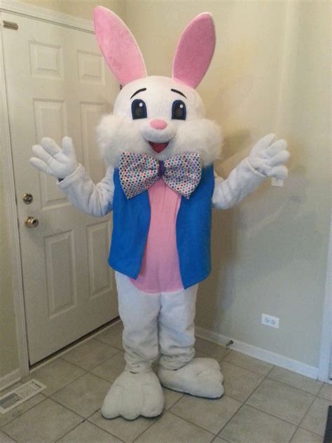 Real Pictures Professional Easter Bunny Mascot Costume Bugs Rabbit