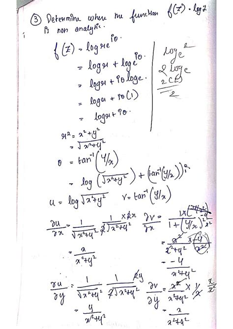 SOLUTION Analytic Functions And Cauchy Riemann Equations Laplace