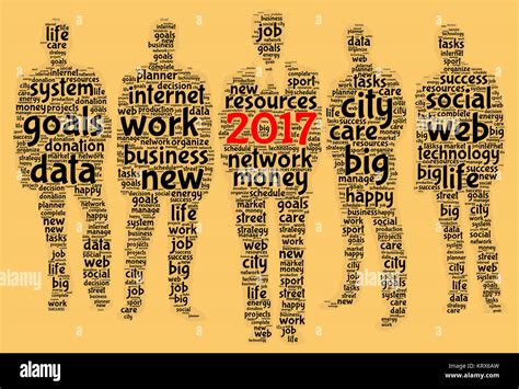 Business 2017 Word Cloud Concept Stock Photo Alamy