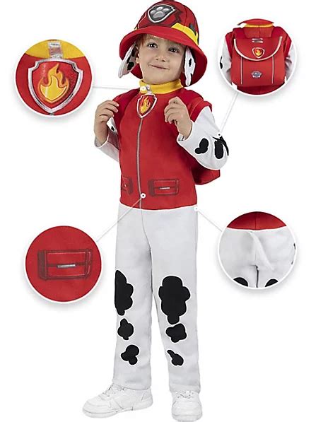 Paw Patrol Marshall Kostüm für Kinder maskworld