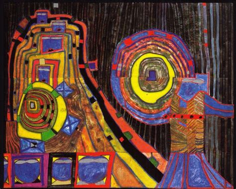 Hundertwasser Hundertwasser Idee Farbe Kunstproduktion