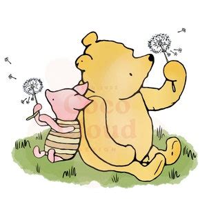 Classic Winnie Pooh Piglet PNG JPEG, Artwork Clipart, Transparent ...