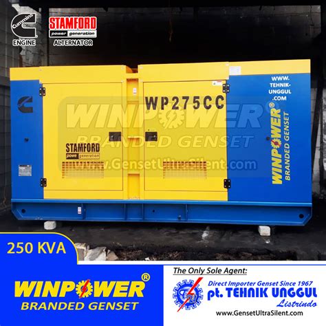 Genset Silent Cummins Kva Stamford Wp Cc Jual Genset Jakarta