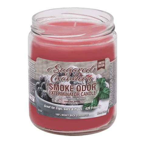 Bougie Smoke Odor 13oz Sugared Cranberry Édition Limitée