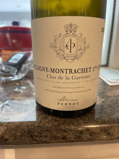 Alvina Pernot Puligny Montrachet Er Cru Clos De La Garenne