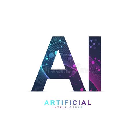 Logotipo Da Inteligência Artificial Conceito Da Inteligência Artificial