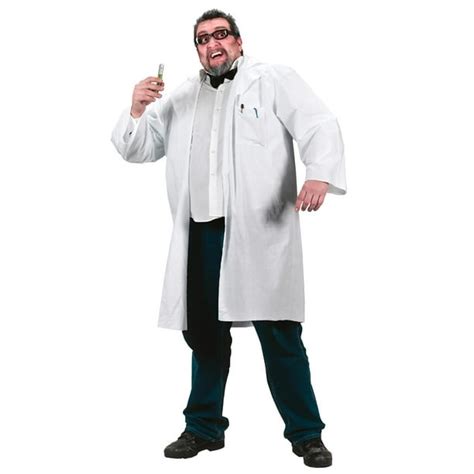 Mad Scientist Lab Coat Costume Plus Size Chest Size 48 53 Walmart Ca