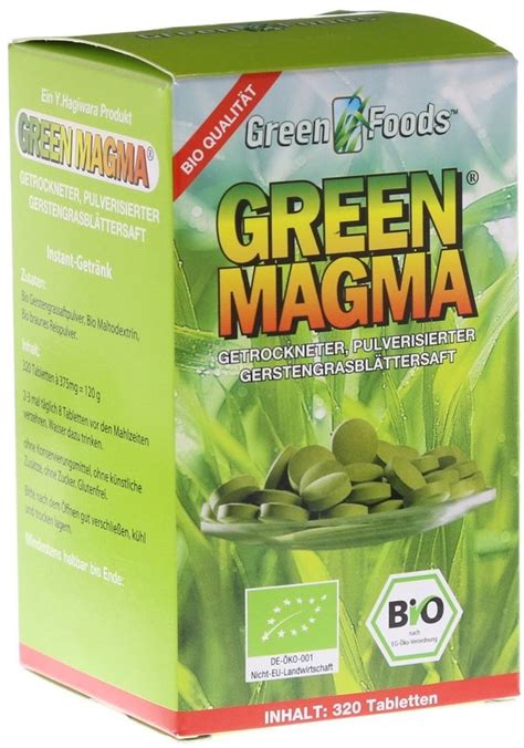 Shanab Pharma Green Magma Gerstengrasextrakt Tabletten 320 Stk Ab 21