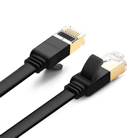 Ugreen Nw Flat Cable Ethernet Rj Cat Stp M Black Shop