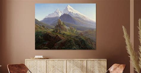 The Watzmann Caspar David Friedrich On Canvas Poster Wallpaper And More