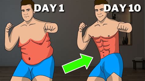 6 Min Standing Exercises To Lose Belly Fat And Get 6 Pack In 10 Days At