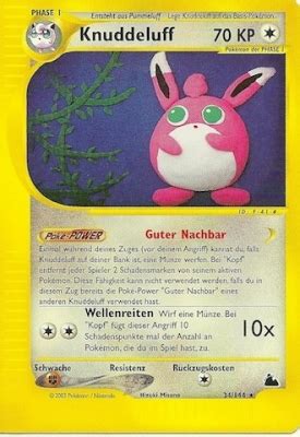 Knuddeluff 34 144 Wert Bild Künstler Seltenheit Pokemonkarte de