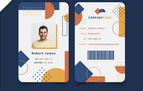 30 Contoh Desain Id Card Template Premium Siap Untuk Digunakan