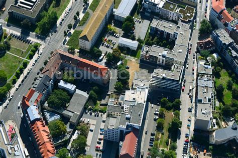 Dresden Aus Der Vogelperspektive Baustelle Wohngebiet Einer