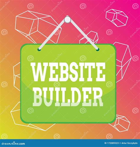 Word Writing Text Website Builder. Business Concept for Construction of