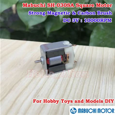 Mabuchi Sh Sa Motor Dc V Rpm Mini Square Motor Carbon