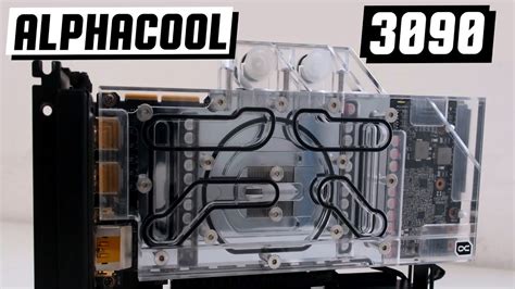 Alphacool Eisblock Rtx 3090 Gigabyte Vision Water Block Nvidia Geforce Pc Water Cooled Gpu Youtube