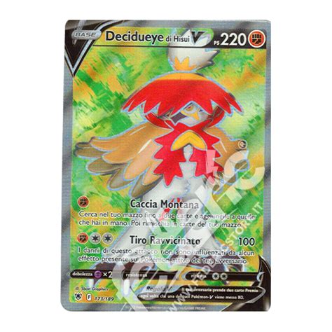 173 189 Decidueye Di Hisui V Full Art IT MINT Federicstore