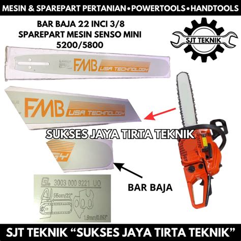 Jual Bar Baja 22 Inci 55cm Mesin Senso Mini Fmb Usa Technology Guide