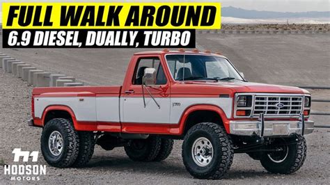 20 1983 Ford F350 Full Walkaround Dually 4wd Turbo Lifted 5 Speed Youtube Ford