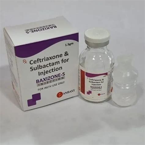 Zanoazi Ceftriaxone And Sulbactam Injection Gm Grade Standard