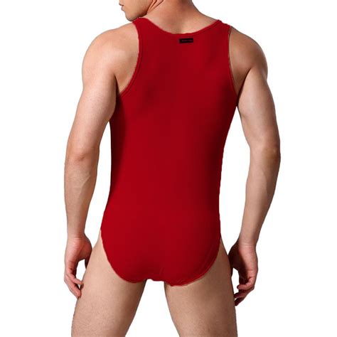 Men Mens Clothing Mens Slim Fit Bodysuit Long Sleeve Wrestling Singlet