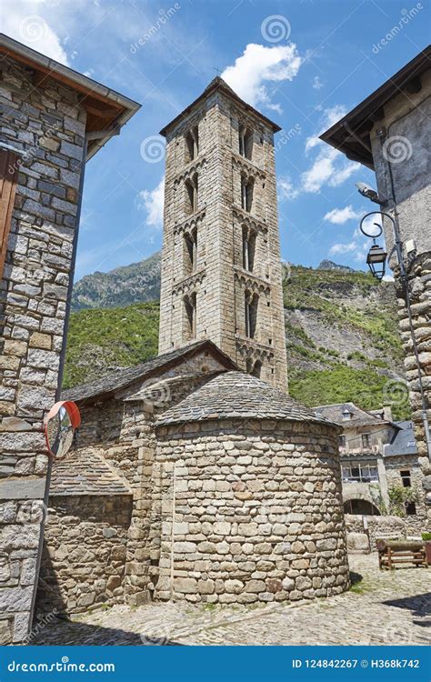 Spanish Romanesque. Sant Climent De Taull Church. Vall Boi Royalty-Free ...