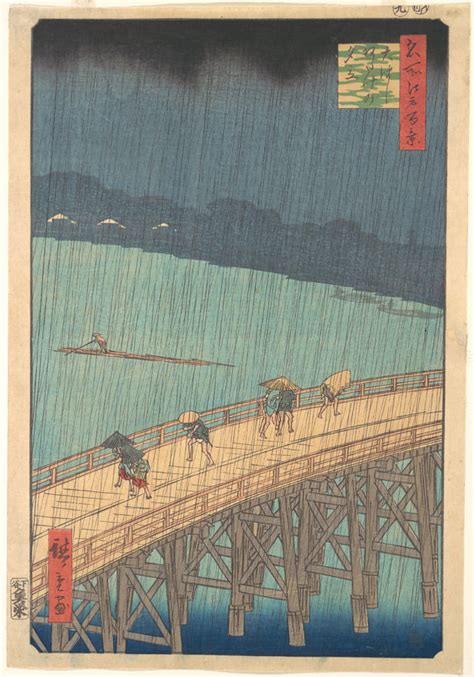 Van Goghs Bridge In The Rain After Hiroshige Dailyart Magazine