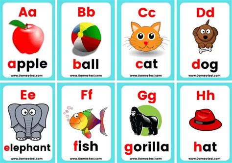 Free Printable Phonics Flashcards Large And Small For Alphabet