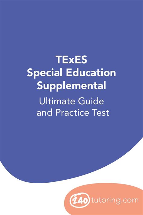 The Texas Special Education Supplement Guide