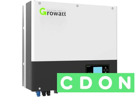 Inverter Growatt Sph6000tl3 Bh Up 3 Faset Inverter Hvid Cdon