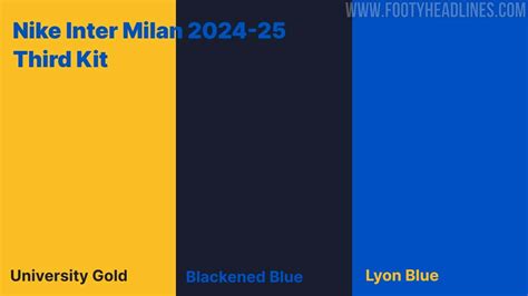 Inter Milan 24-25 Third Kit Info Leaked + Prediction - Footy Headlines