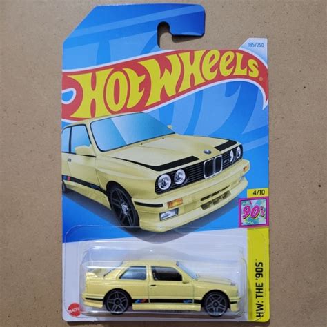 Jual HOT WHEELS 92 BMW M3 HW THE 90S YELLOW Shopee Indonesia