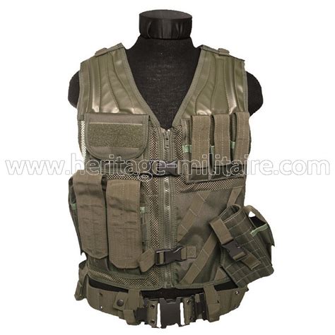 Tactical Vest Usmc With Belt Od Green