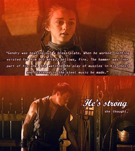 Arya And Gendry Arya And Gendry Fan Art 23394519 Fanpop Game Of